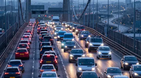 İstanbul'da Yağışlı Hava ve Trafik Yoğunluğu