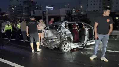 İstanbul'da Zincirleme Kaza: 11 Araç Birbirine Girdi, 6 Yaralı