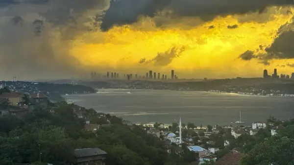İstanbul'da fırtına ve sağanak yağış uyarısı