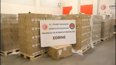 Kapıkule Gümrük Kapısı'nda kaçak tıbbi malzeme operasyonu
