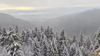 Karabük'ün Yüksek Rakımlı Bölgeleri Beyaza Büründü