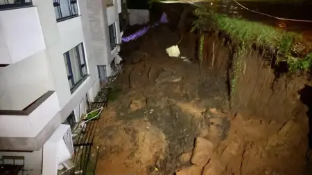Trabzon ve Giresun'da sağanak yağışın neden olduğu sel ve su baskını görüntüleri