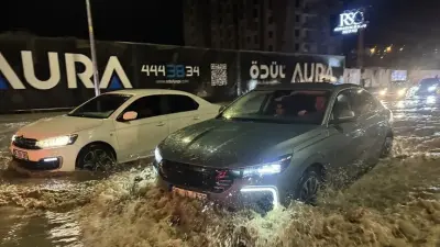 Kayseri'de Sağanak Su Baskınlarına Yol Açtı