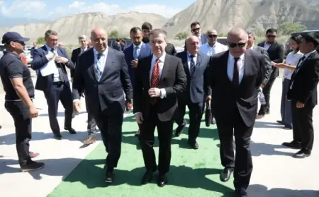 Kırgızistan'daki Kazarman Hidroelektrik Santrali temel atma töreni