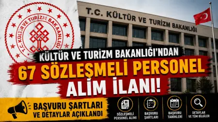Kültür ve Turizm Bakanlığı Personel Alımı İlanı