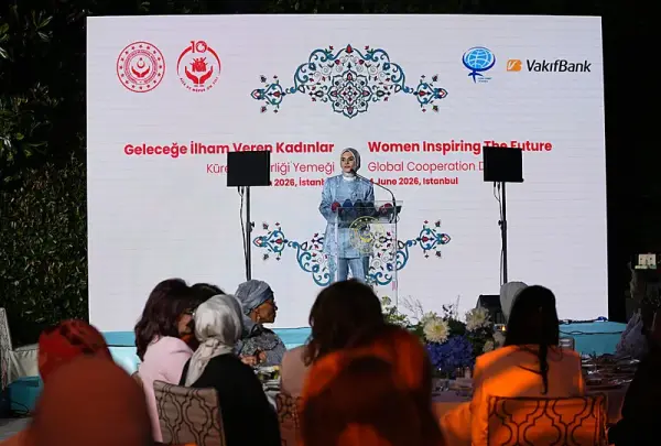 Aile ve Sosyal Hizmetler Bakanı Göktaş'ın 'Geleceğe İlham Veren Kadınlar-Küresel İş Birliği Akşam Yemeği'nde yaptığı konuşma