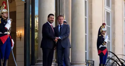 Fransa Cumhurbaşkanı Macron ve Irak Başbakanı Zeydi'nin Paris'teki görüşmesi