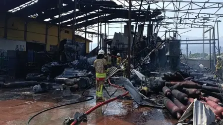 Manisa Salihli'deki Oksijen Dolum Tesisi Patlaması