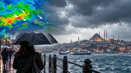 İstanbul'da Sağanak Yağış Bekleniyor