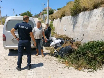 Marmaris'te Çevre Kirliliğine Karşı Cezai İşlem Uygulaması