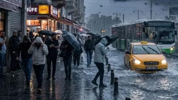 Türkiye Genelinde Gök Gürültülü Sağanak Yağış Uyarısı