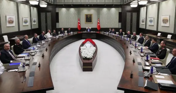 Milli Güvenlik Kurulu toplantısından bir görünüm