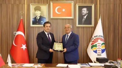 MİKSEN Genel Başkanı Fatih Sultan Mehmet Çiçek ve Şile Belediye Başkan Vekili Sacit Terzi görüşmesi