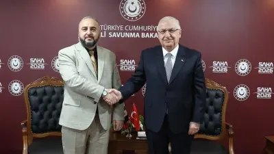 Milli Savunma Bakanı Güler, Suriyeli Mevkidaşı Kasra ile SAHA 2026'da Görüştü