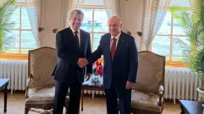 Milli Savunma Bakanı Güler ve IKBY Başbakanı Barzani İstanbul'da Bir Araya Geldi