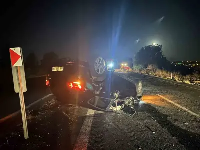 Muratlı-Tekirdağ Karayolunda Feci Kaza: Otomobil Römorka Çarptı, Sürücü Hastanelik Oldu