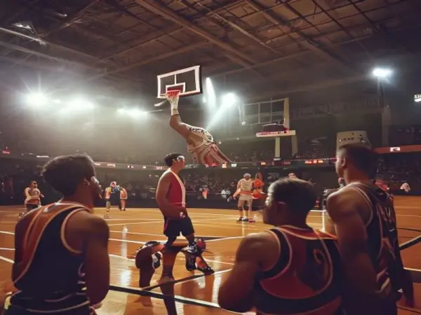 NBA Yaz Ligi'nde tek serbest atış kuralı uygulanırken bir basketbol oyuncusu