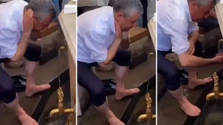 Özgür Özel'in abdest alırken çekilen görüntülerinin perde arkası