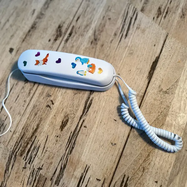 Pinwheel Home retro tarzı çocuk sabit telefonu