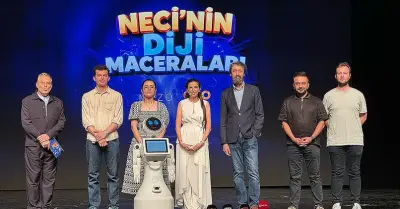 Neci'nin Diji Maceraları çocuk tiyatro oyunundan sahne görüntüsü