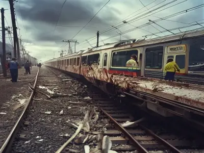 Sabiha Gökçen Metrosunda Raydan Çıkan Vagon Paniğe Yol Açtı