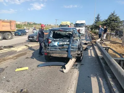 Samsun'da Zincirleme Kaza Dehşeti: 8 Araç Birbirine Girdi, 2 Yaralı