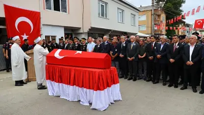 Şehit Jandarma Uzman Çavuş Mehmet Demirbaş, Samsun'da Son Yolculuğuna Uğurlandı