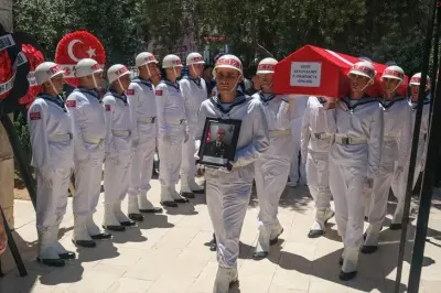 Şehit Piyade Astsubay Kıdemli Başçavuş Kenan Şahin, Mersin'de Son Yolculuğuna Uğurlandı
