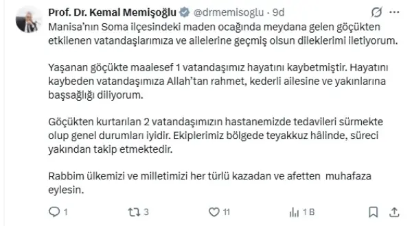 Soma maden kazası kurtarma çalışmaları