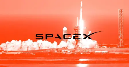 SpaceX tarafından geliştirilecek füze takip uydularını temsil eden soyut 3D görsel