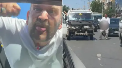 Sultanbeyli'de Trafikte Akıl Almaz Taciz: Cinsel Organını Gösteren Maganda Kamerada