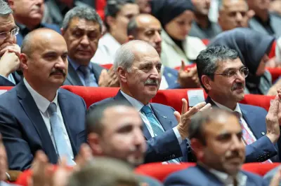 TBMM Başkanı Numan Kurtulmuş Batman'da konuşma yaparken