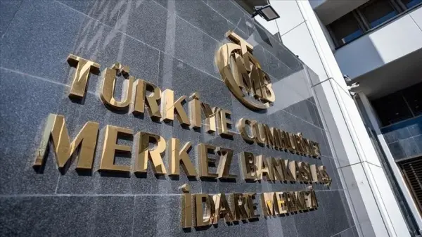 Türkiye Cumhuriyet Merkez Bankası binası ve dijital ödeme arayüzünü gösteren görsel
