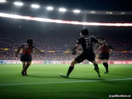 Trendyol Süper Lig maçında bir futbol hakemi karar verirken