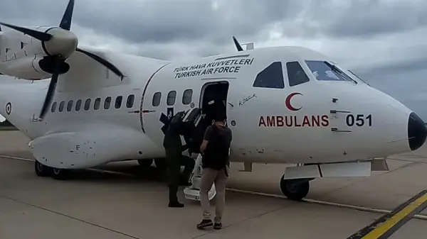Türk Hava Kuvvetleri ambulans uçağı ile organ nakli taşıması