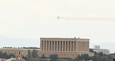 Türk Yıldızları'ndan NATO Zirvesi Öncesi Ankara Semalarında Prova Uçuşu