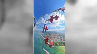 Türk Yıldızları'ndan Samsun Semalarına Milli Bayram Coşkusu: Kokpit İçi Görüntüler Paylaşıldı