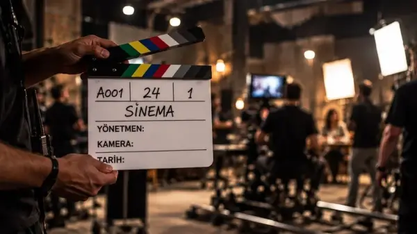 Türkiye Sinema Festivali kapsamında sinema salonuna giren insanlar