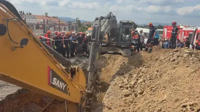 Tuzla'da İnşaat Alanında Korkutan Göçük: Bir İşçi Toprak Altında Kaldı