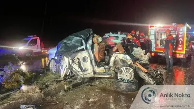 Uşak'ta Feci Kaza: 7 Araçlık Zincirde 4 Can Yitimi, 17 Yaralı