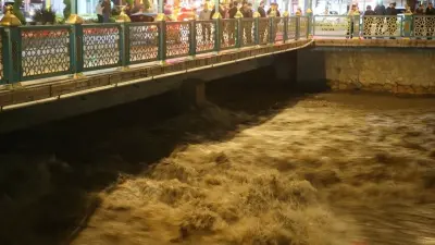 Yeşilırmak'ta Su Seviyesi Yükseldi: Almus Barajı Tahliyesi Devam Ediyor